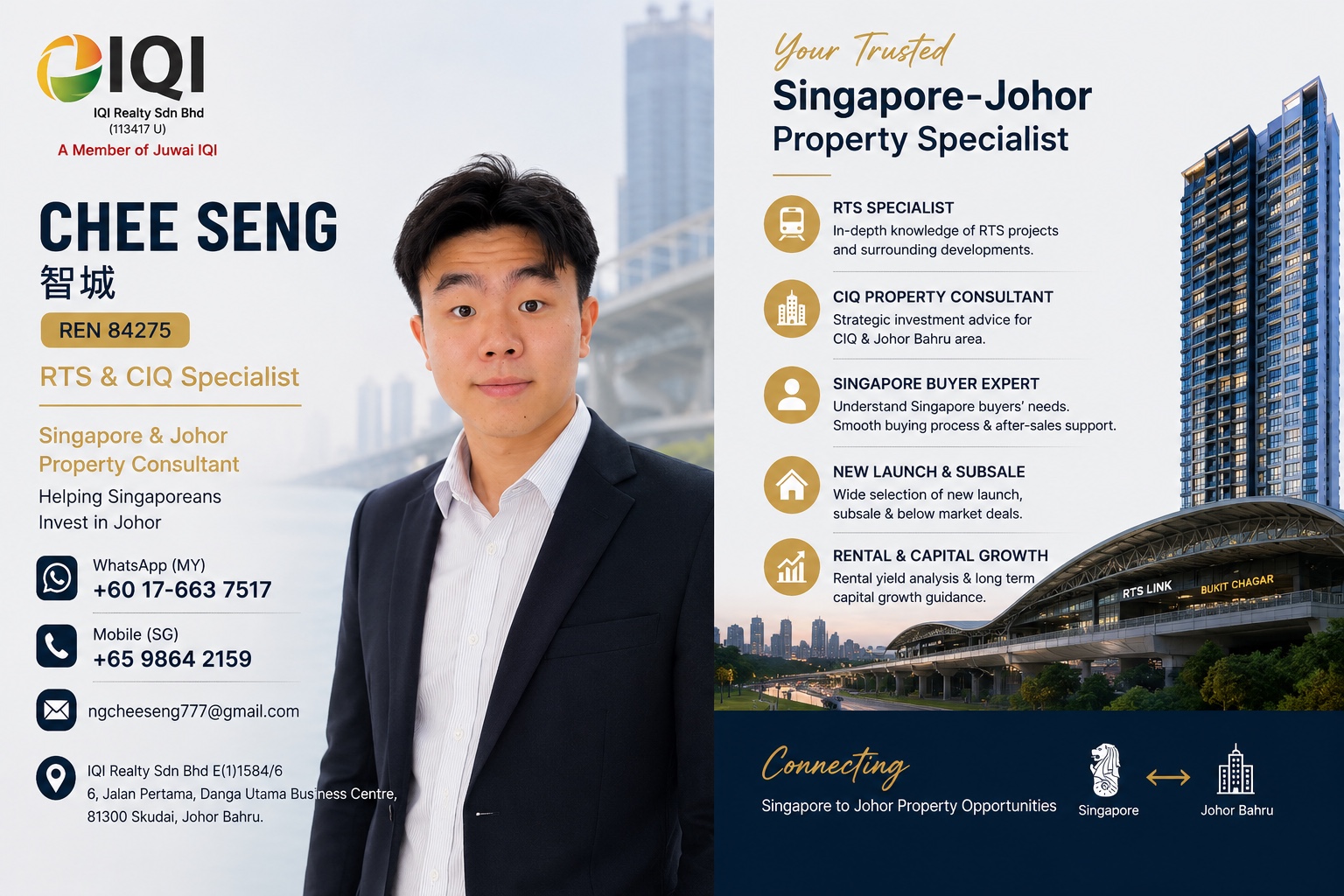 Chee Seng full name card